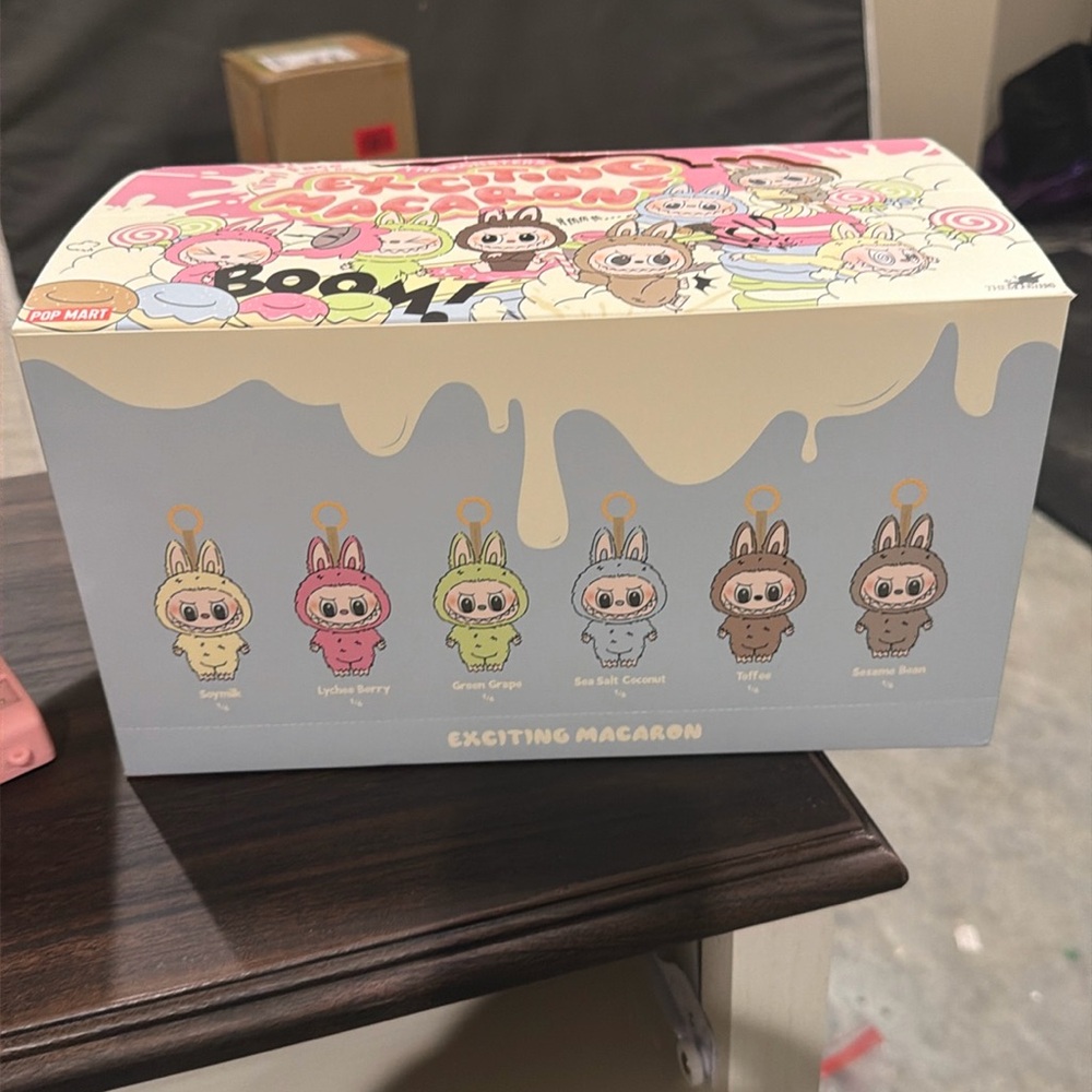 Box of Unopened Macaron Labubus
